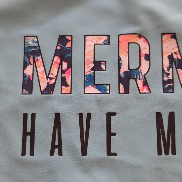 Ideology XL Mermaid short sleeve swim rashguard - Picture 3 of 8